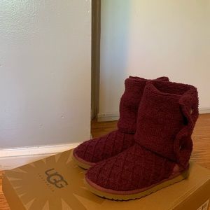 UGG boots, knit